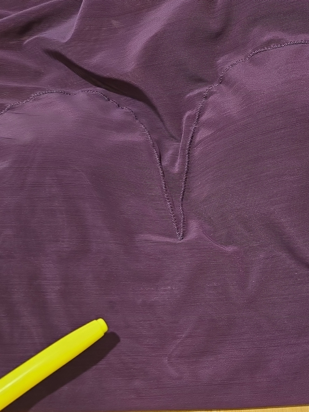 Popilush Dark Purple Mesh Illusion Long Sleeve Bodysuit | Size S - Picture 10 of 10